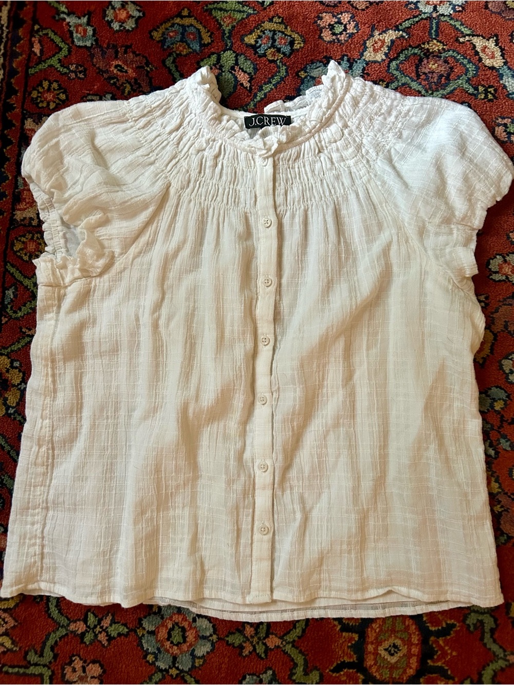 J Crew blouse, M